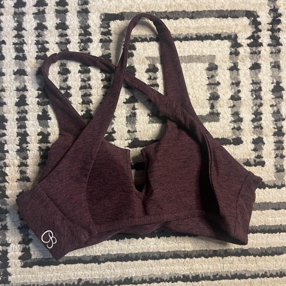 Bombshell Sportswear Ace sports bra in port size XL - Picture 2 of 3